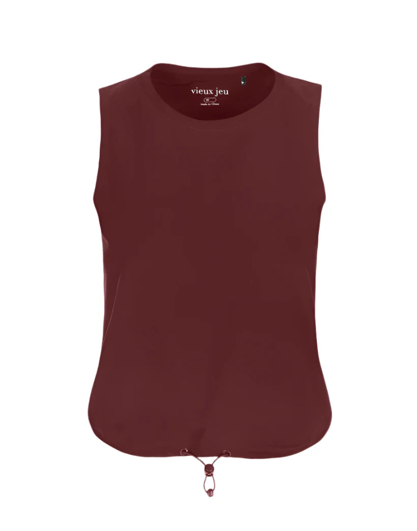 Caro Top - Burgundy