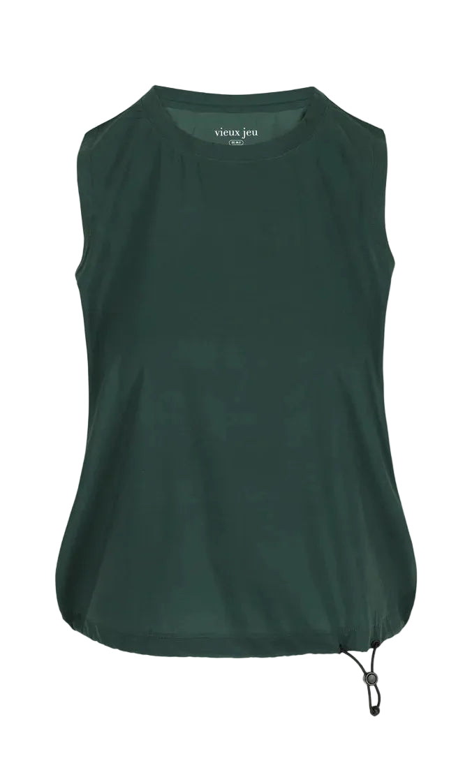 Caro Top - Dark Green