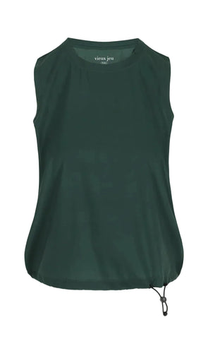 Caro Top - Dark Green