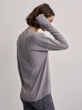 Cella Long Sleeve Tee - Grey Flannel