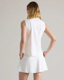 Course to Court Sleeveless Polo - Snow White