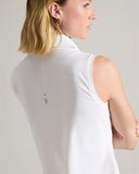 Course to Court Sleeveless Polo - Snow White