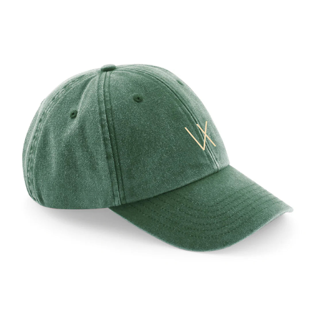 Denim Cap - Green