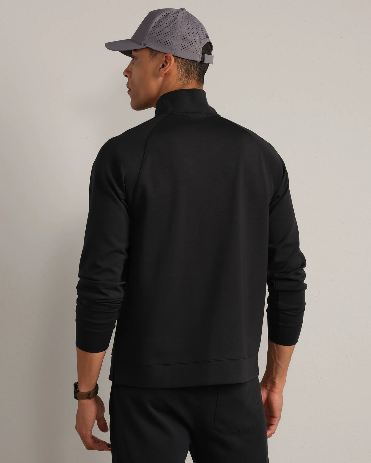 Dreamstate 1/4 Zip - Pure Black
