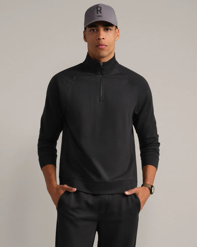 Dreamstate 1/4 Zip - Pure Black