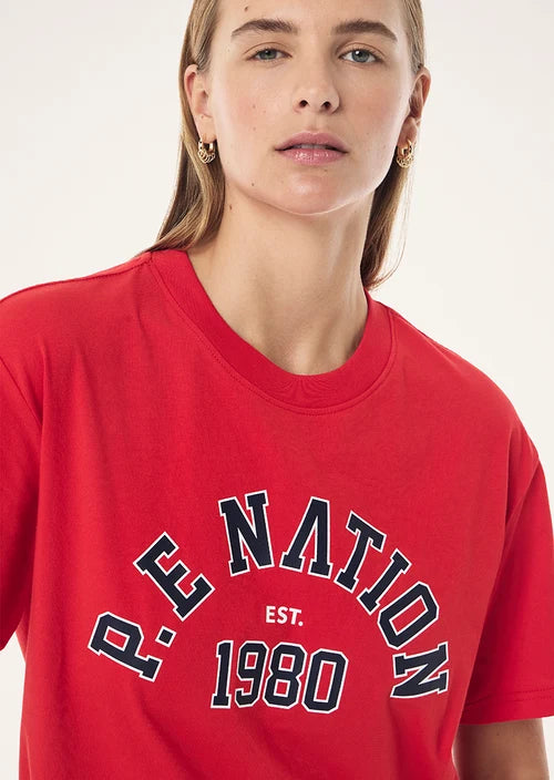 Established Tee - College Red