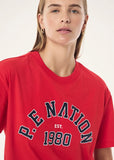 Established Tee - College Red