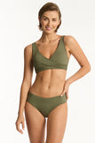 Essentials Mid Bikini Pant - Khaki