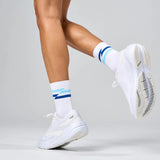 Elite Light Cushion Mini Crew - White Track