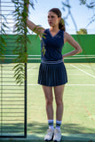 Emma Top Mono - Dress Blue