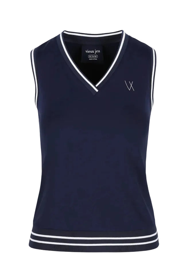 Emma Top Mono - Dress Blue