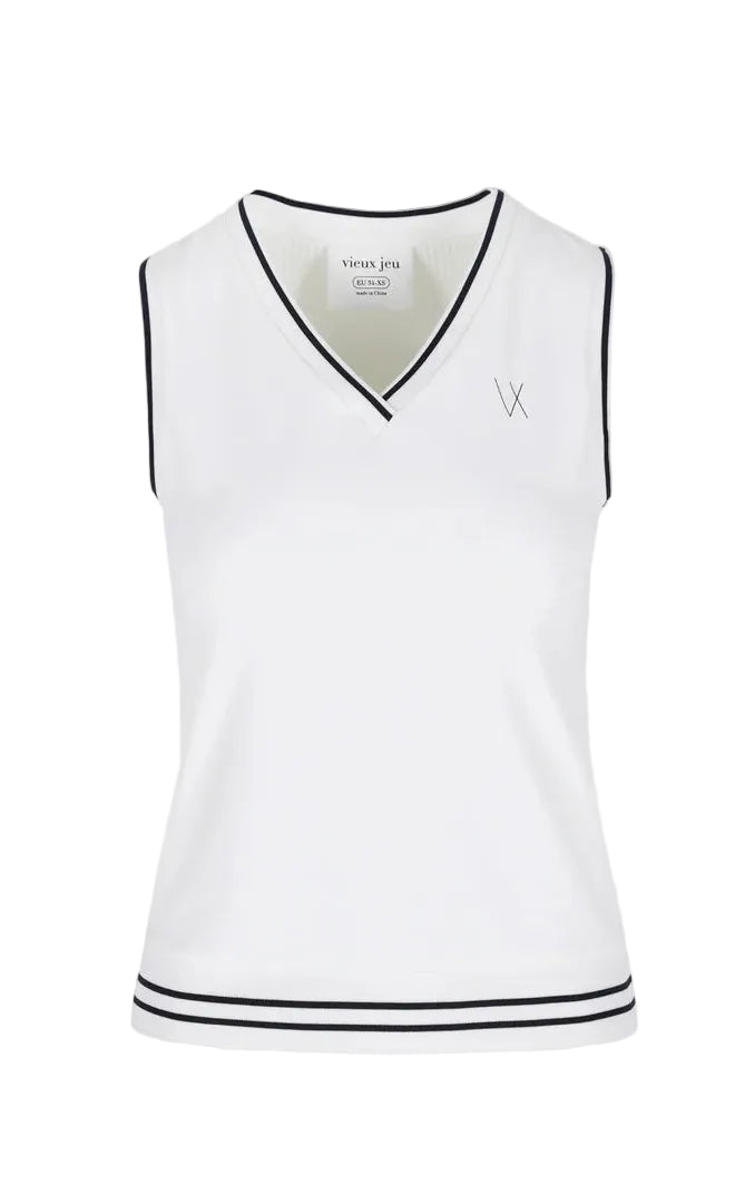 Emma Top Mono - White
