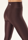 Fairmont Full Length Legging - Dark Plum Shine