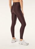 Fairmont Full Length Legging - Dark Plum Shine