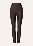 Fairmont Full Length Legging - Dark Plum Shine