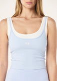 Forward Tank - Heather Blue/Whisper White