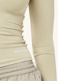 Foundation Long Sleeve Top - Biscuit
