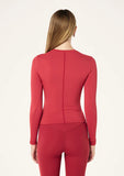 Foundation Long Sleeve Top - Cherry