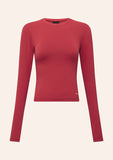 Foundation Long Sleeve Top - Cherry