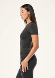 Foundation Short Sleeve Tee - Caviar