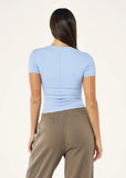 Foundation Short Sleeve Tee - Dusty Blue