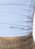 Foundation Short Sleeve Tee - Dusty Blue