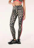 Highgate Full Length Legging - Leopard/Diva Pink