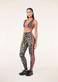 Highgate Full Length Legging - Leopard/Diva Pink