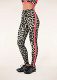 Highgate Full Length Legging - Leopard/Diva Pink