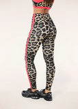 Highgate Full Length Legging - Leopard/Diva Pink