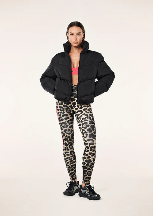 Highgate Full Length Legging - Leopard/Diva Pink