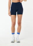 Highgate Bike Short - Dark Navy/Optic White