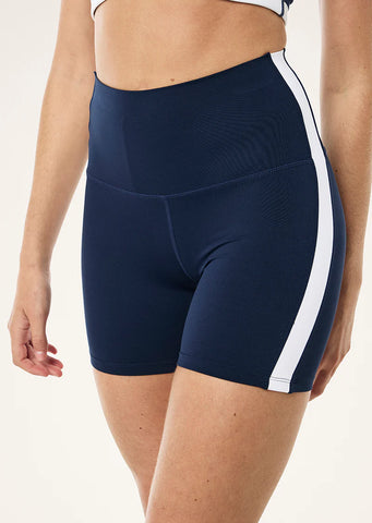 Highgate Bike Short - Dark Navy/Optic White