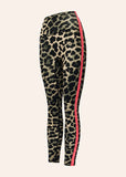 Highgate Full Length Legging - Leopard/Diva Pink