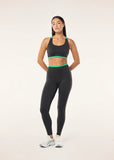 Highgate Sports Bra - Caviar/Kelly Green
