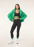 Highgate Sports Bra - Caviar/Kelly Green