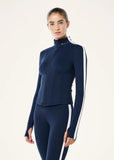 Highgate Zip Jacket - Dark Navy/Optic White