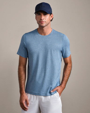 Invictus Training Tee V2 - Deep Sea Blue Heather
