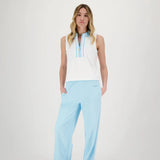 Josephine Top - White/Light Blue