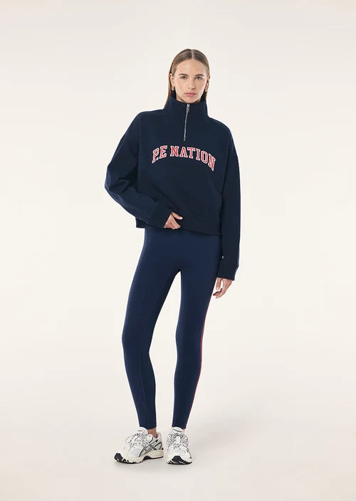 Legacy Quarter Zip Sweat - Dark Navy