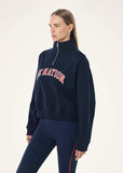 Legacy Quarter Zip Sweat - Dark Navy