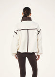 Lennon Sherpa Jacket - Whisper White/Coffee