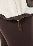 Lennon Sherpa Jacket - Whisper White/Coffee
