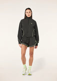 Linear Jacket - Caviar/Lime