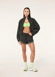 Linear Jacket - Caviar/Lime