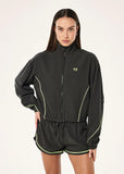 Linear Jacket - Caviar/Lime