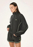 Linear Jacket - Caviar/Lime