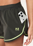 Linear Short - Caviar/Lime