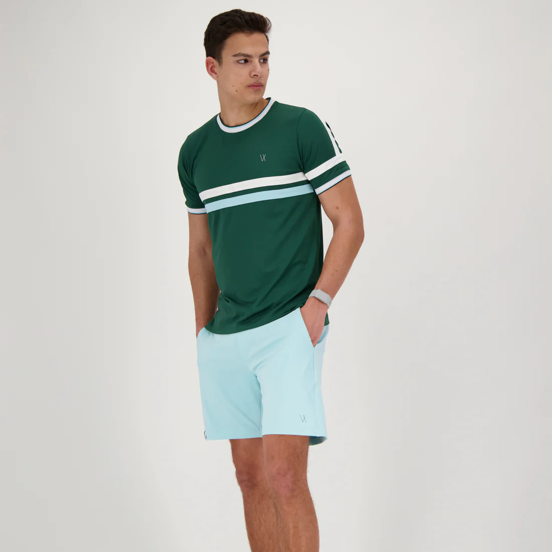 Leo Shirt Stripe - Dark Green