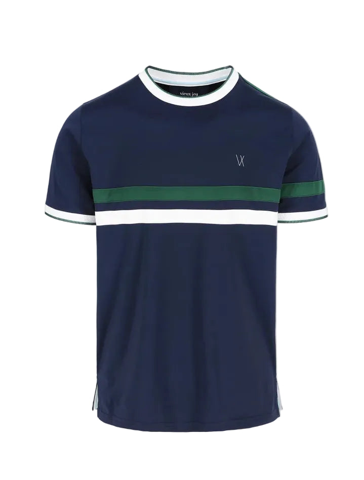 Leo Shirt Stripe - Dress Blue